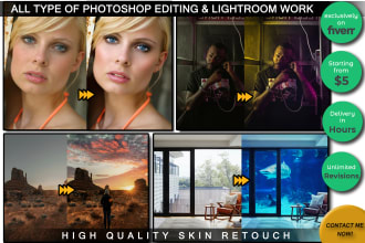 do professional photoshop editing work