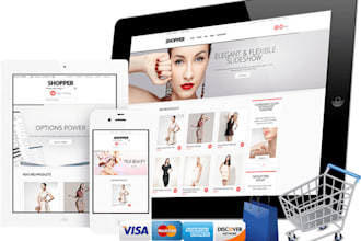 build a professional ecommerce website store