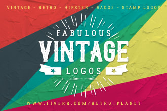 design awesome retro vintage logo