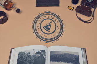 design a classic vintage and modern logo