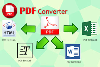 convert pdf to any other format
