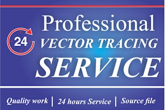 vector tracing, vectorize image, redraw logo, image