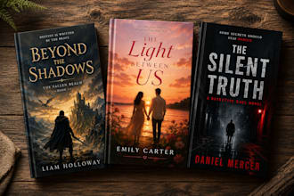 design a book cover, ebook cover and KDP book cover