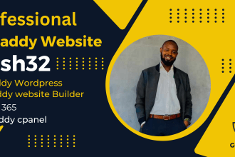 create professional website with godaddy website builder