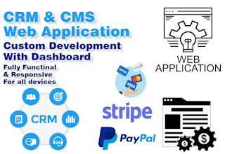 develop custom crm, cms and web application