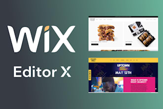 design or redesign wix editor x website