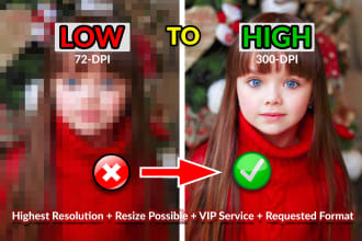 convert low resolution picture to high resolution