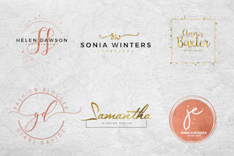 design a beautiful feminine logo