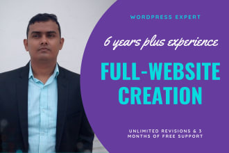 redesign mobile friendly clean wordpress website using a builder