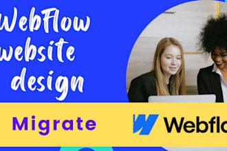 design develop webflow website, transfer, migrate webflow