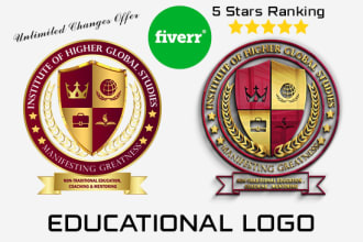 design school college university or any educational logo