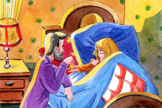 create children book illustrations and covers