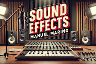 create sound effect sfx for games music trailer, cinematic film soundtrack video
