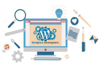 create any type of wordpress site and theme customization