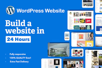 create a business wordpress website and web design