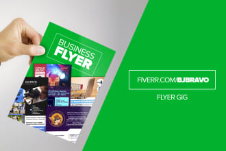 design flyer or event postcard