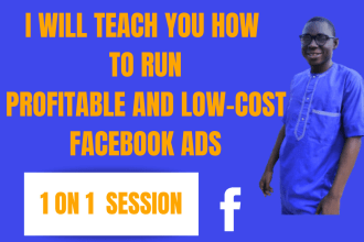 teach you how to run a profitable facebook ads