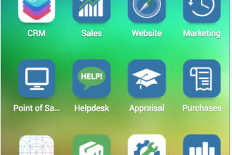 build odoo mobile apps with your brand name