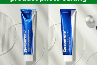 product photo editing, retouching in photoshop