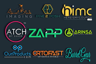 do lettermark wordmark font text handdrawn unique logo