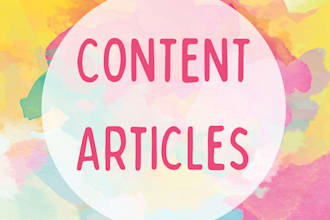 write high quality unique content
