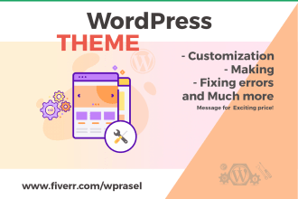 be your assistant for wordpress customization or themeforest any theme editor