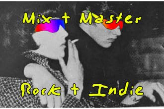 mix and master your rock and indie songs