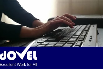 do professional typing job, retype scanned document in 24h