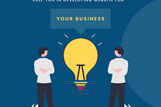 help you in developing website for your business