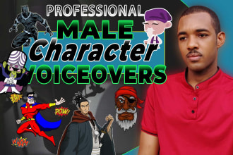 voiceover epic characters for games or youtube intro videos