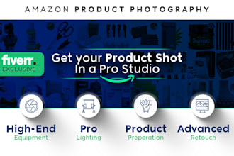 do outstanding amazon product photography and postediting