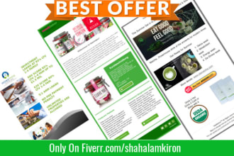 create responsive HTML email newsletter template