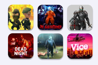 do app logo creation, business design or game redesign