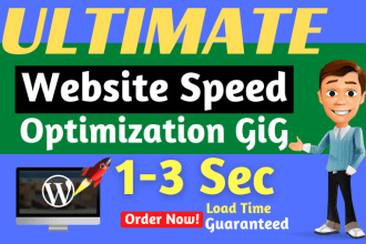 do wordpress speed optimization, improve website page speed