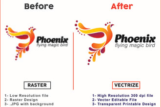 fix, revamp, modify, redesign, edit ur logo or banner card design
