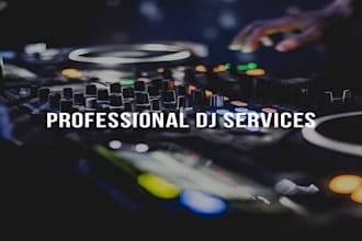 provide services on audio editing and deejaying