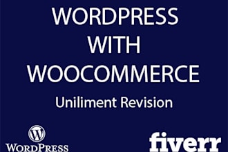 build a wordpress website or  wordpress ecommerce
