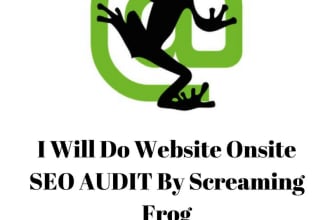 do website onsite SEO audit by screaming frog