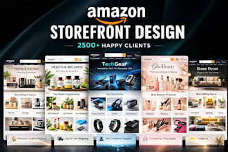 design a high converting amazon storefront for your brand