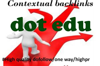 create 20 dot edu and bonus smm backlinks manually