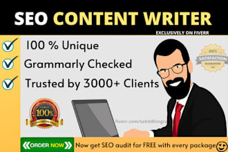 be your seo website content writer and do website copywriting