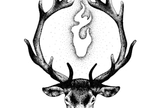 ink a real high quality illustration for you