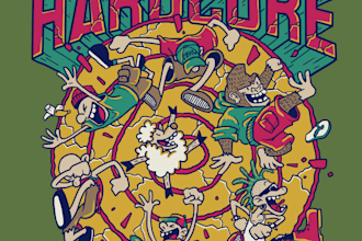make poster with illustration