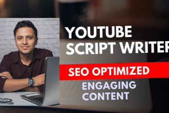 research and write a script for your youtube videos