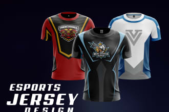 make jersey design for sports team, esports, gaming team
