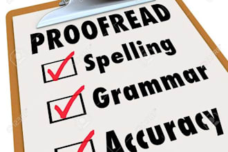 professionally proofread and edit your writeups in no time