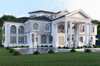 create high resolution 3d renders on lumion