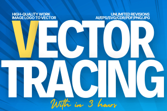 convert raster to vector, vector tracing