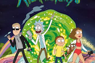 turn your photo into a rick and morty style masterpiece