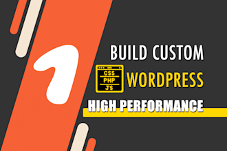 build a custom wordpress website with clean code